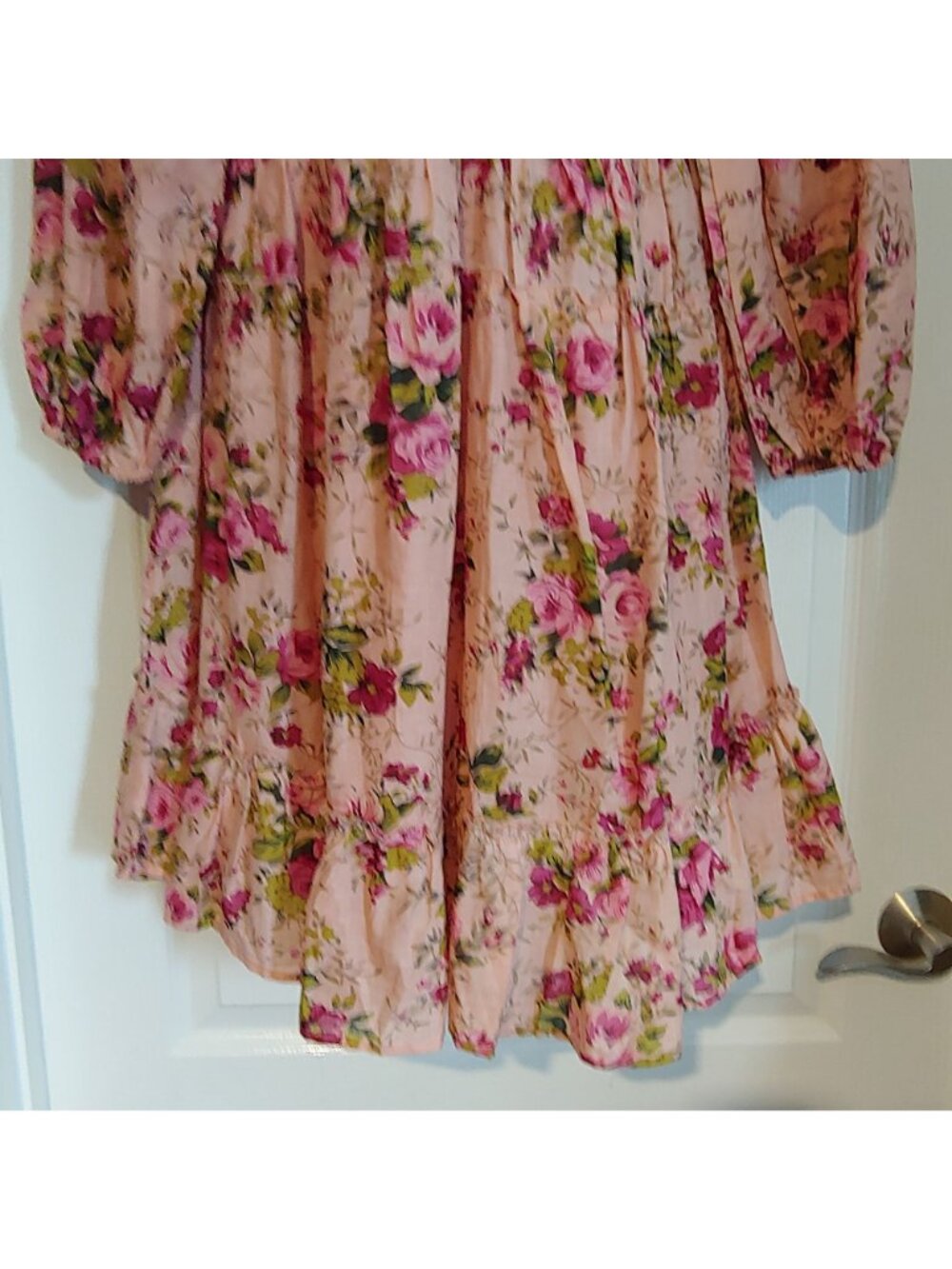 Aratta Silent Journey Garden Floral Boho Dress Romantic Cottagecore Festival XL - Picture 6 of 12